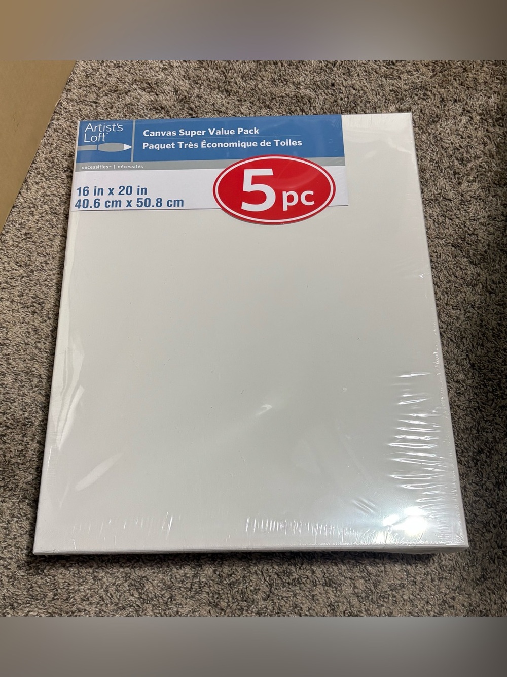Artist’s Loft Canvas - 5 pack - 16”x20” - NWT